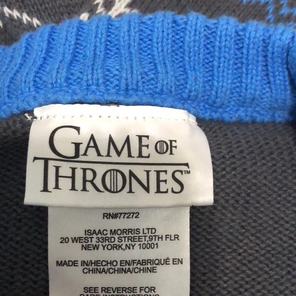 Game Of Thrones Night King Sweater Men’s Size XL - Picture 8 of 10